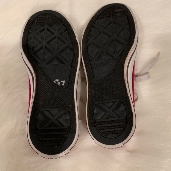 Converse All Star Low Tops Pink Floral Size 6 - Picture 6 of 7